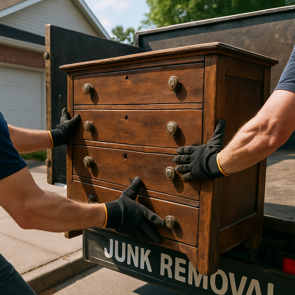 Summit Junk Removal at work